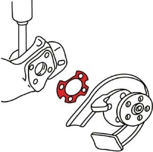 Volkswagen Jetta Camber Shim - Rear - SPC Performance - Nylon Negative -0.50deg - `99-`05